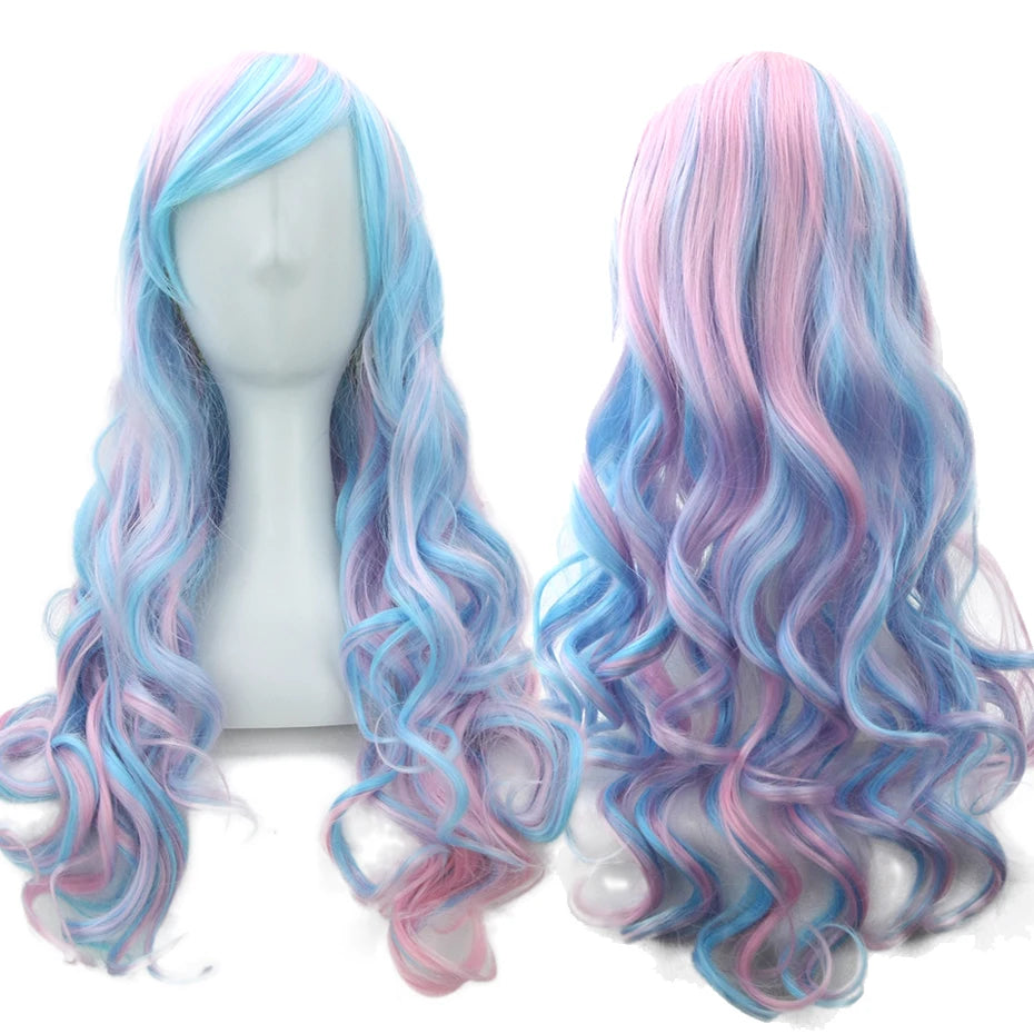 Perruque couleur fantaisie ondulée – Image 19