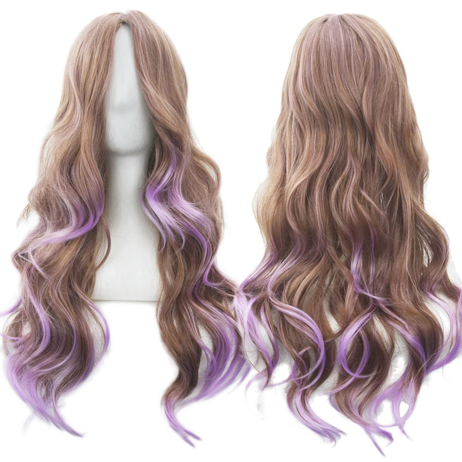Perruque couleur fantaisie ondulée – Image 17