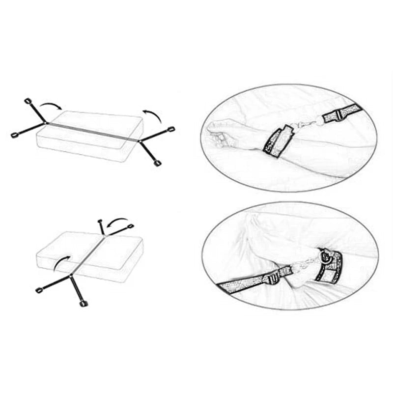 Sangles de bondage de lit – Image 10