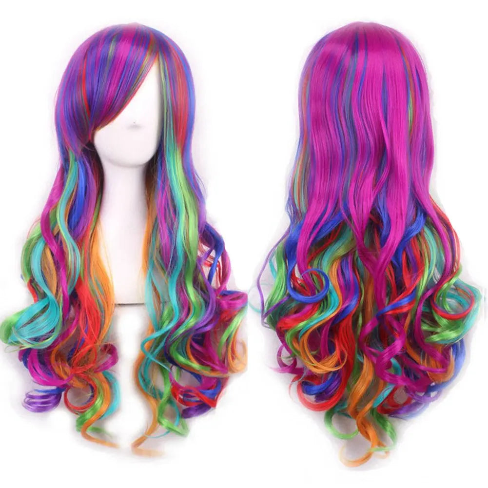 Perruque couleur fantaisie ondulée – Image 14