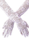 Gants longs en dentelle