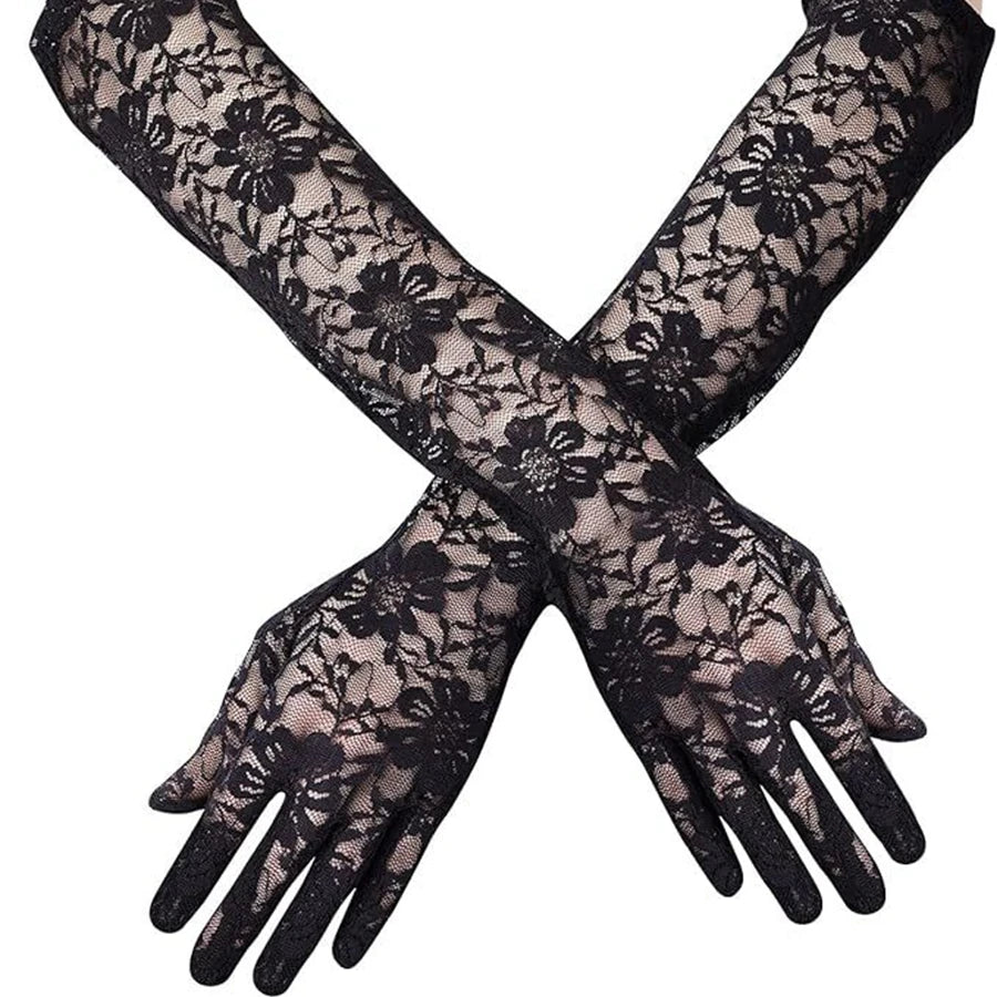 Gants longs en dentelle – Image 2